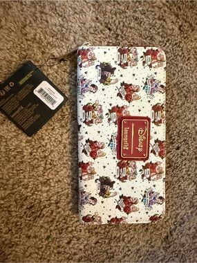 Loungefly White Disney Snow White Tattoo Zip Around Wallet
